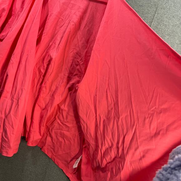 Isaac Mizrahi LIVE! Essentials Pima Cotton Cardigan Strawberry Pink Size 4X - Picture 9 of 10